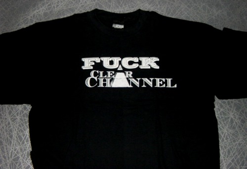 Sage Francis - Fuck Clear Channel T-Shirt - レコード・CD・カセット